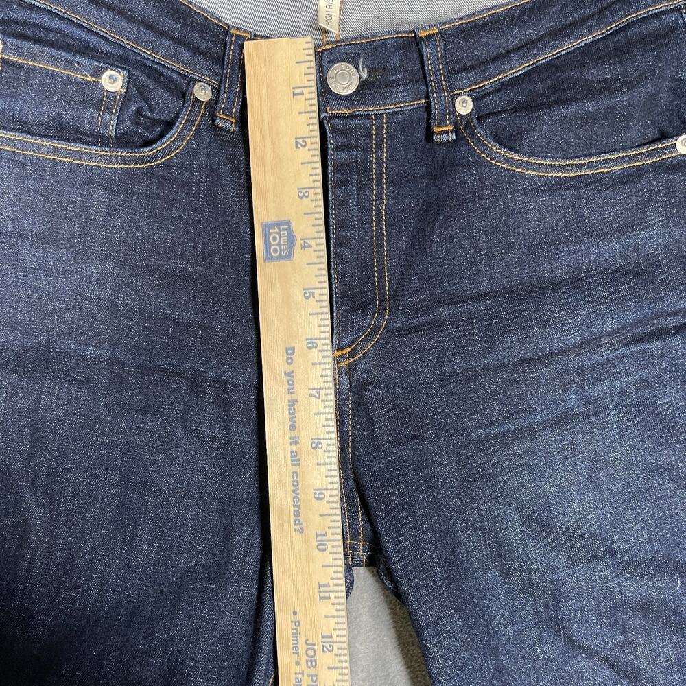 Rag & Bone High Rise Skinny Jeans Womens Size 31 Heritage Wash Denim Casual Pant - Picture 6 of 12